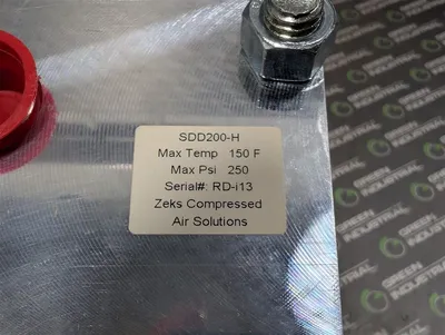 Zeks Compressed Air Solutions SDD200-H Saviar No Air Loss Drain Valve New NIB
