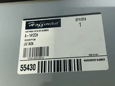 Used HOFFMAN A1412CH Electrical Boxes Ohio US | HGR 24 #1288702