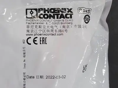 NEW PHOENIX CONTACT HC-STA-D07-HHFS-1TGM25-PL-BK