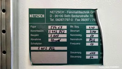Used NETZSCH LME 100K Sand - Media Mills Illinois US | Aaron Equipment #1423193