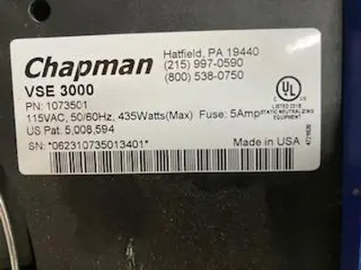 VSE3000 STATIC ELIMINATOR