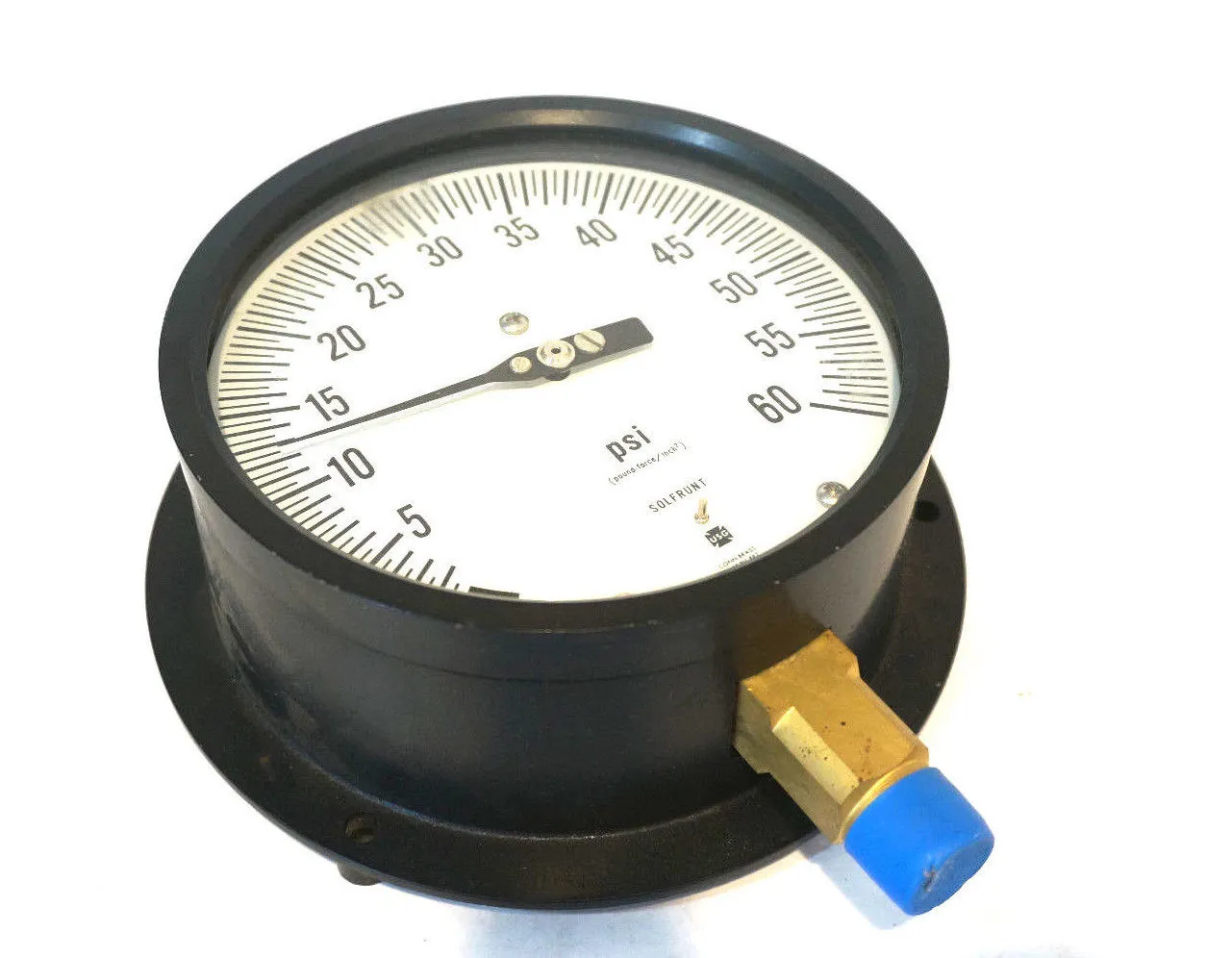 NEW AMETEK 1901 60 PSI PRESSURE GAUGE 132509-K37B-LM 6 1/2" ANPT