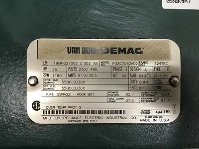 USED RELIANCE ELECTRIC P32G7062A02