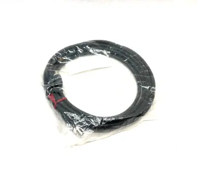 NEW KEYENCE ETHERNET CONNECTION CORDSET M12 TO M12 5M LENGTH