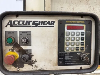 Used 2001 ACCURSHEAR 850012 Power Squaring Shears (Inch) Georgia US | The Equipment Hub #1283677