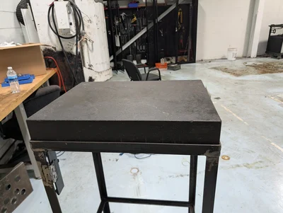 Granite Plate W/ Stand 24"x18"