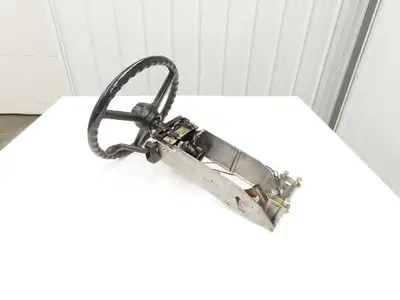 Hyster E50XM-33 Forklift Steering Wheel Column W/Forward & Reverse Selector