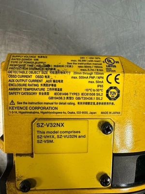 Keyence Corp SZ-V Series Safety Laser Scanner SZ-V32NX (6.5.4)