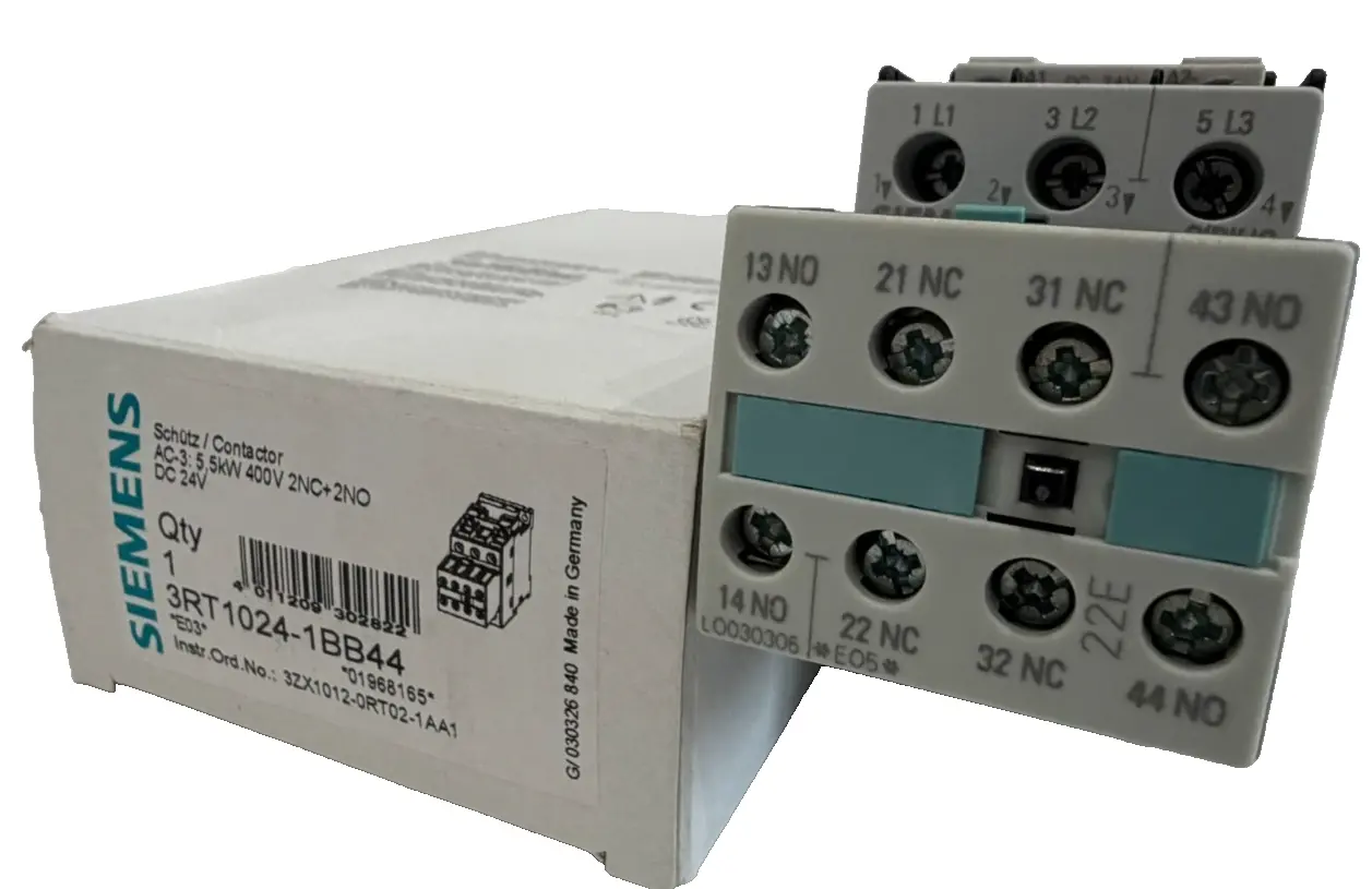 NEW SIEMENS 3RT1024-1BB44 MOTOR STARTER CONTACTOR 3RT10241BB44