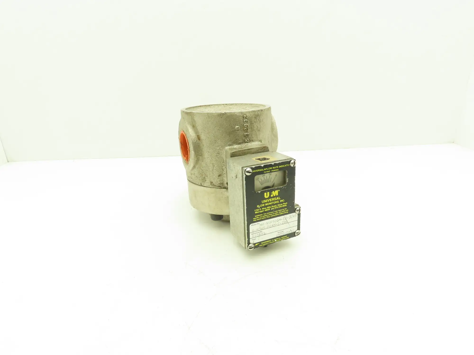 UFM Flow MH-NSF50GM-12-32V1 0-M3WR-PC4M-C-Z86 Flow Monitor 1-1/2"NPT B10481