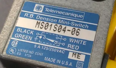 Telemecanique MS01S04-06 Limit Switch Loc5E8