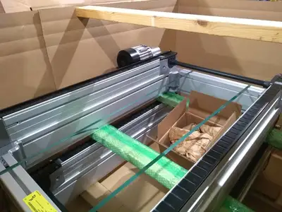 USED BOSCH REXROTH LIFT TRANSFER UNIT HQ 4 LENGTH: 643,000MM