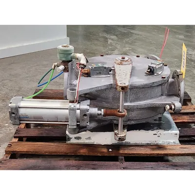 Used Reimelt GmbH 4" Single-channel Stainless Steel Tunnel Diverter Valve