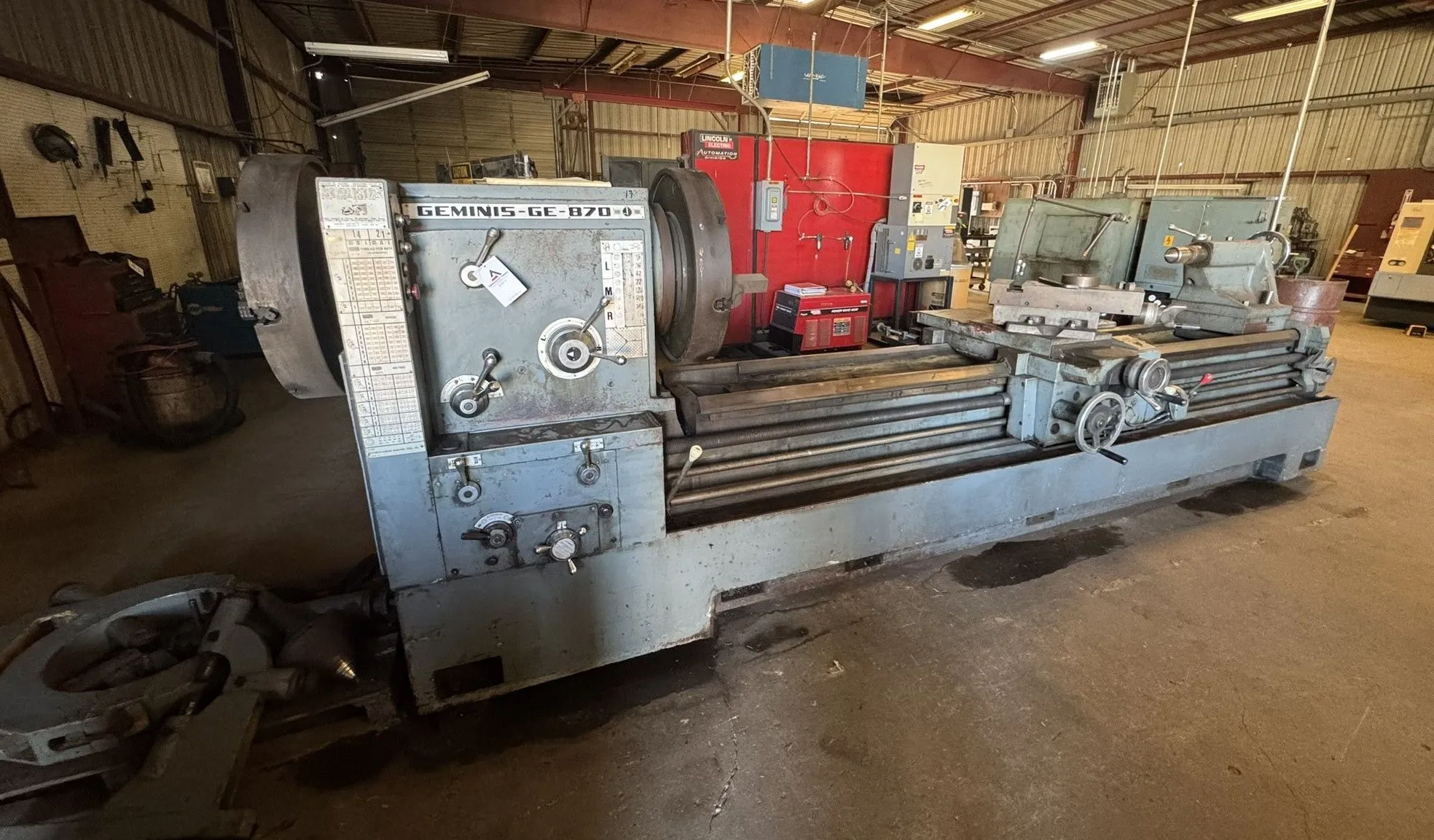 Used GEMINIS GE 870 Engine Lathes California US | Amiron Machinery #1543352