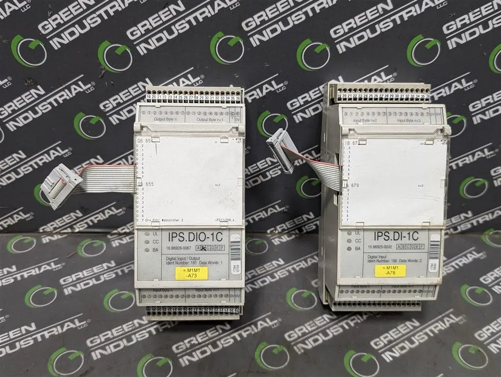 Lot of 2 Man Roland IPS.DI-1C Digital Input Modules Used