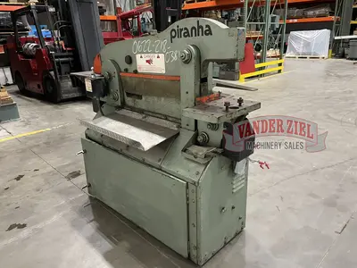 Used PIRANHA P-50 Ironworkers Michigan US | Vander Ziel Machinery Sales #480474