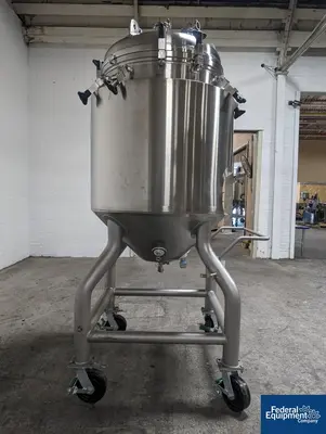 USED A&M Process 500 Liter A&B Process Receiver Tank, 316 S/S, 44/150#