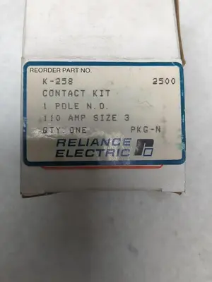 New | in-Stock RELIANCE ELECTRIC K-258 Misc Electrical & Power Parts Ohio US | Surplus Asset Holdings #1242593