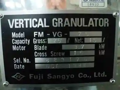 USED FUJI SANGYO FM-VG-25P