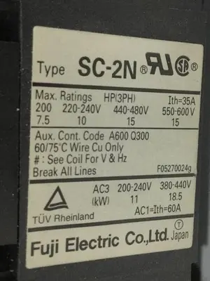 USED FUJI ELECTRIC SC-2N SC35AA