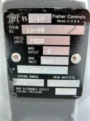 New | in-Stock Fisher 95L-19 Misc Electrical & Power Parts New Hampshire US | Bitter End Trading #1453016