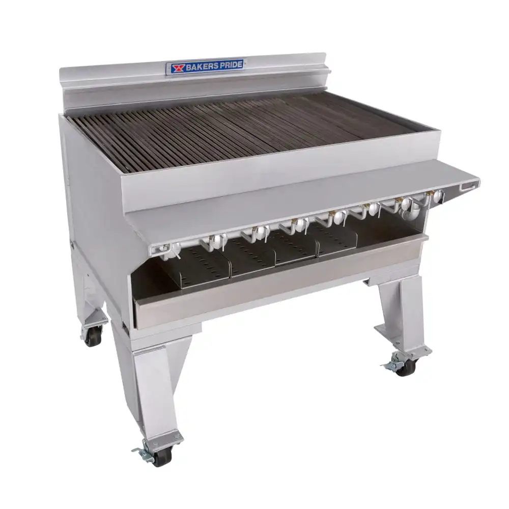 Bakers Pride CH-8 43" Gas Charbroiler W/ Cast Iron Grates, Natural Gas