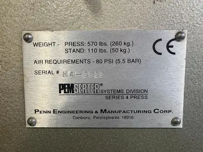 Used PEMSERTER SERIES 4 Insertion Machines Ontario CA | Trader Machinery Inc #1306412