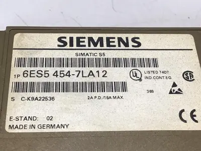 USED SIEMENS 6ES5 454-7LA12