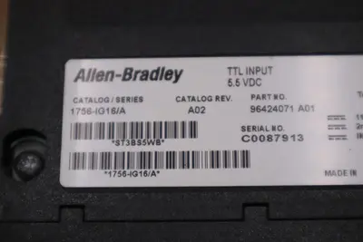 Allen Bradley 1756-IG16 /A ControlLogix 16-Ch 5VDC Input Module - STOCK 3849CC