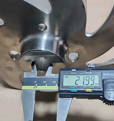 *PREOWNED* Stainless Centrifugal Pump Impeller 7-Vane 22mm Bore + Warranty!