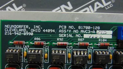 Neundorfer MVC-III Microprocessor Voltage Control Panel 81700-128 MVC3-ASTD Used