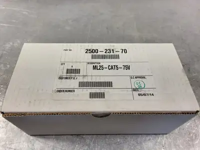 NEW ITW PANCON ML25-CAT5-75V