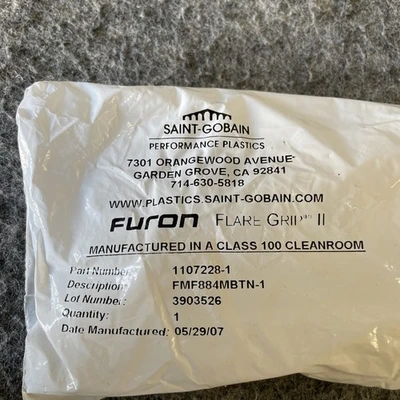 New | in-Stock Saint-Gobain FMF884MBTN-1 Valves/Fittings California US | Davliegogo LLC #1732557