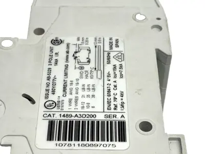 USED ALLEN BRADLEY 1489-A3D200 SER. A