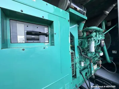 Used Cummins 750 kW Diesel Generator – DQFAA, Tier 2, 480V Capable, UL2085 Tank, Passed Load Test