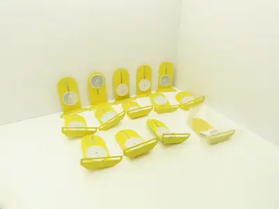 Allen Bradley 60-2718  2x8" Conveyor Sensor Reflector Bracket Yellow  Lot of 14