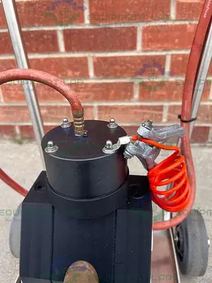USED WILDEN DIAPHRAGM PUMP 100 PSIG W/ CART
