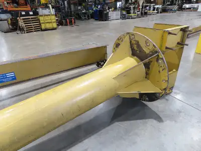 Contrx 2 Ton 4000 Lb Free Standing Jib Crane 14' Span 12' Height Under Beam
