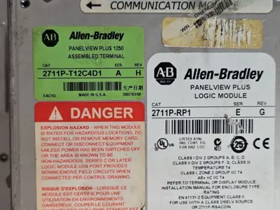Allen Bradley 2711P-RDT12C Ser C PanelView Plus 1250 12.1" Display (BIN751)