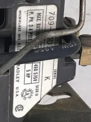 USED ALLEN BRADLEY 709-A0D103 SER K