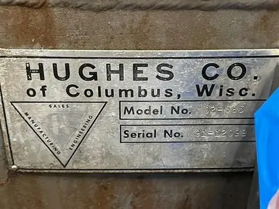 Hughes 48" diameter Rotary Screw Blancher - #3785846