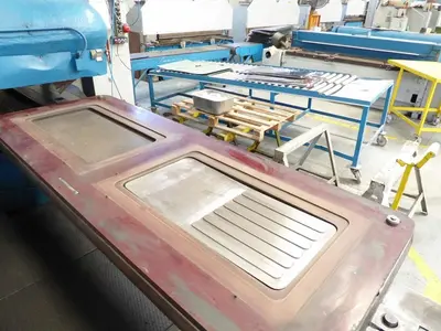 USED SIP 6000 TON RUBBER PAD PRESS