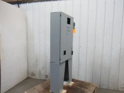 Hoffman Free Standing 36x26x8" 30A Fused Electrical Enclosure W/Backplate