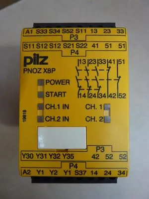 USED PILZ PNOZX8P24VDC3N/O2N/C2SO