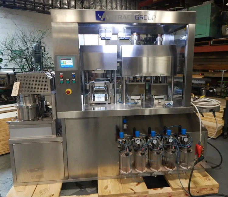 Used VE.TRA.CO. SEMI WET POWDER PRESS CJ012 S Cosmetic Complete Packaging Lines New Jersey US | Champion Trading Corporation #423450