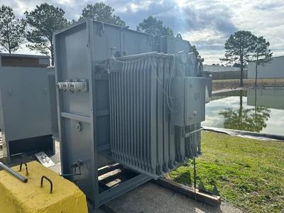 2000 KVA GE Silicone Transformer 13.8 KV Pri, 480Y/277V Sec