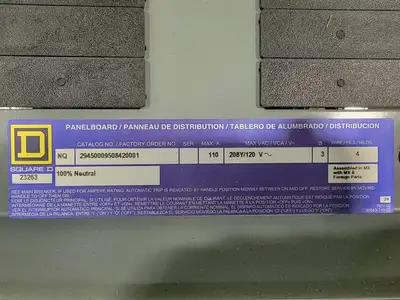 Used SQUARE D NQ 29450009508420001 Misc Electrical & Power Parts British Columbia CA | Lenmark #247516