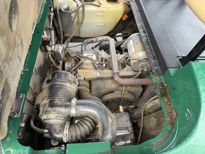 (1) 2019 E-Z-Go EFI golf cart with a Kawasaki gas engine, model 657061G01, includes canopy, fold-dow...