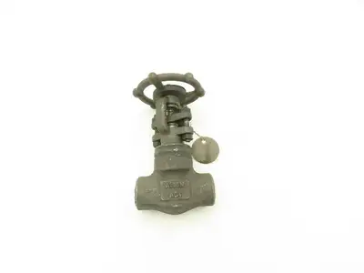 Bonney Forge Fig WL 12 Gate Valve 3/4" NPT x Socket Weld 800lb Forged Steel