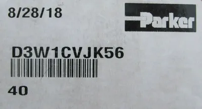 NEW PARKER D3W1CVJK56-40 SOLENOID VALVE D3W1CVJK5640